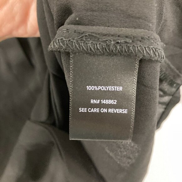 New Torrid 3X Madison Georgette Ruffle Mock Neck Button Up Shirt Preppy Office - Picture 10 of 12